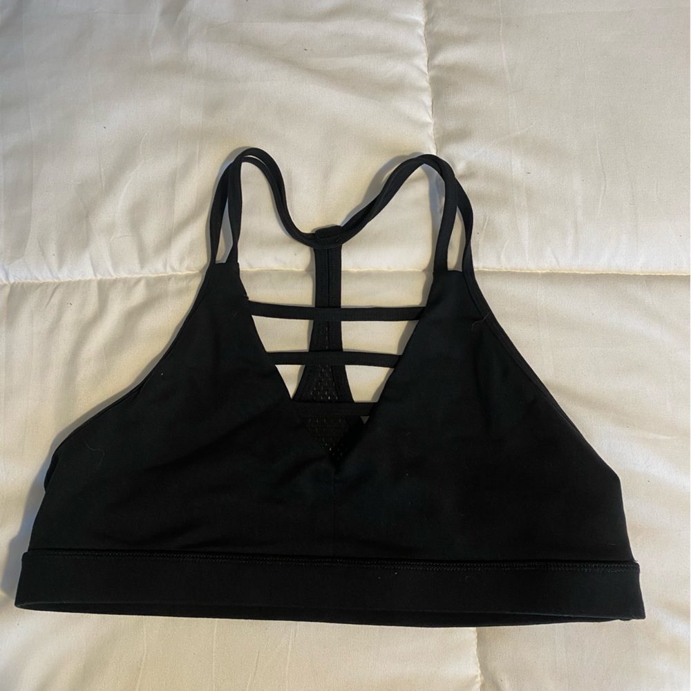 Zyia Black Grid Bra XL